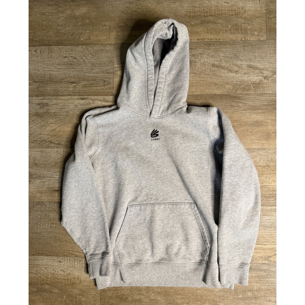 Under Armour Stephen Curry Brand Mens XL Gray Fleece Pullover Hoodie